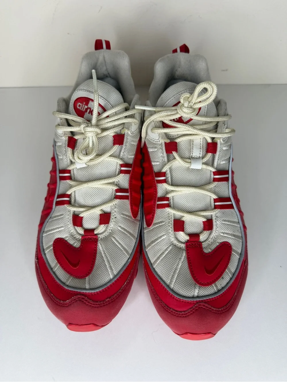 Nike Air Max 98 University Red White Sneakers 640744-602 Mens Size 46 US 12